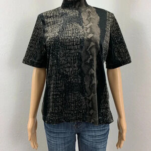 TEDDI petite woman velvet blouse